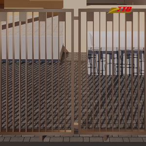 Clôture privée en fer forgé de qualité supérieure pour les maisons élégantes offrant une protection solide et une élégance classique dans les moindres détails - Product Image 6