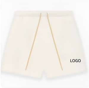 <b>Shorts</b> Summer Sports Casual Loose Large Size Breathable <b>Sweat</b> 100% Cotton <b>Shorts</b> With Pockets for Unisex - Product Image 2