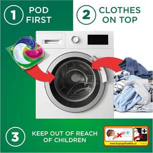 Cápsulas de detergente líquido Ariel Color Todo en 1, 50 lavados - Product Image 3