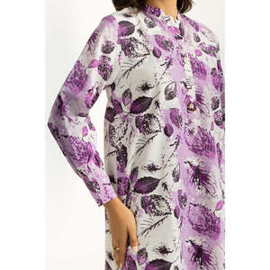 ชุดลำลองแบบเซ็ต IPST-55029 ผ้าวิสโคสสลับลายพิมพ์ชีฟอง สำหรับฤดูใบไม้ผลิ/ฤดูร้อน - Product Image 2