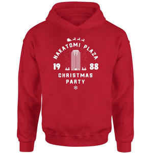 Sudadera con capucha de algodón regular personalizada Sudadera roja Logotipo personalizado Fiesta de Navidad Sudadera con capucha unisex - Product Image 1