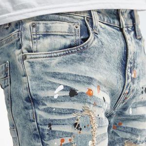 Jeans Rectos para Hombre, Lavados, Personalizados, al por Mayor, de Alta Calidad, Transpirables, 100% Algodón, Ecológicos, Corte Casual - Product Image 6