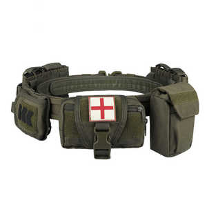 Cinturón táctico personalizado para actividades al aire libre correa de nailon ajustable hebilla resistente diseño utilidad desgaste fábrica al por mayor - Product Image 3