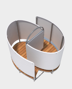 Cabine à langer double pour la plage - Product Image 1