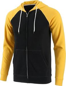 Basics coton mélangé nouveau style logo personnalisé imprimé broderie fermeture éclair sweats à capuche vêtements pour hommes fermeture éclair sweat à capuche - Product Image 5