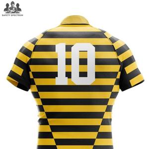 Nouveauté 2025 – Ensembles d'uniformes de rugby pour hommes grandes tailles, qualité supérieure, respirants, écologiques, personnalisables OEM, 100 % polyester, séchage rapide - Product Image 4