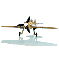 Modèle d'avion de chasse Messerschmitt BF 109 antique en fonte de fer fait main OMH 1935, figurine d'avion allemand vintage, décoration pour collectionneurs
