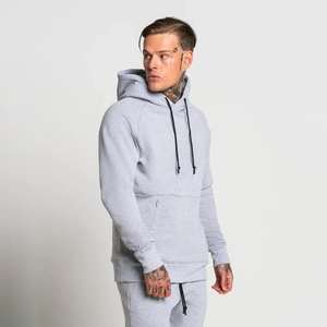 Vente en gros de sweats à capuche thermiques pour hommes design respirant uni motif 3D de streetwear surdimensionné pour la musculation tendance style hivernal - Product Image 5