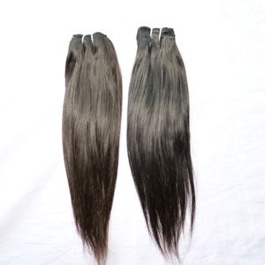 Vietnamita Super doble dibujado crudo sin procesar Remy encaje frontal cabello humano tejido paquete hueso recto cutícula alineada fabricantes - Product Image 1
