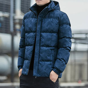Invierno nueva tendencia hombres ropa algodón acolchado Parkas abajo chaqueta moda con capucha abrigo OEM acolchado hombres y mujeres chaqueta - Product Image 5