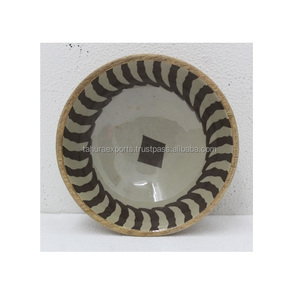 Pièce maîtresse de bol de service en bois à prix attractifs pour fournitures de décoration de cuisine Formes et tailles personnalisées pour l'exportation - Product Image 4