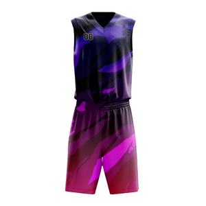 Uniformes de basket-ball personnalisés pour les jeunes enfants, maillots respirants sublimés, veste de basket-ball d'équipe - Product Image 1