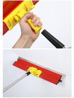 Ensemble de spatules de nivellement de style allemand avec manche de 1,2 m pour le lissage du mastic et le polissage ; Outil de nivellement ; Gadget de plâtrage ; Truelle grattoir