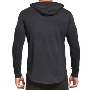 Sudadera con Capucha de Forro Polar Resistente para Invierno, Diseño Ajustado, de Secado Rápido y Transpirable para Entrenamiento y Ejercicio Masculino - Product Image 4