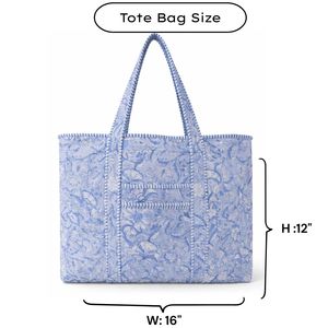 Indian Artisanal Handmade Summer Eco-friendly Lightweight Durable Bohemian Floral Design <b>Zip</b> Closure Multi Pocket Beach Ready - Product Image 6