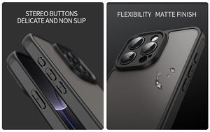 Funda de teléfono con tacto de seda mate, TPU duro, PC, botón Flexible, armadura resistente, funda protectora para Samsung Galaxy, iPhone, Google Pixel - Product Image 4