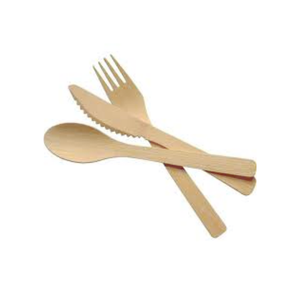 Juego de cuchillos y cucharas de bambú natural con logotipo personalizado para uso en la cocina y regalos hechos en Vietnam - Product Image 3