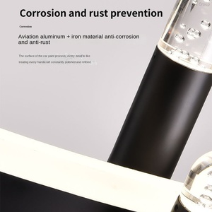 Minimalist Industrial Style Oval <b>Ceiling</b> Chandelier Iron LED Luxury <b>Pendant</b> Light for Living Room and Restaurant Dimmable - Product Image 4