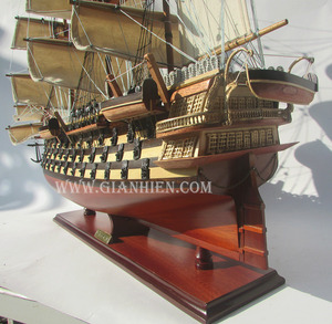 Gia Nhien, diseño personalizado del fabricante, modelo de artesanía, barco de alta calidad USS PENNSYLVANIA, barco alto, MOQ bajo, pintado náutico - Product Image 5