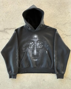 Sudaderas con capucha estampadas de estilo americano para hombre suministradas por fábrica Sudadera con capucha de manga larga con cremallera 100% algodón sólido para comercio exterior - Product Image 1