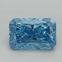 Bague de fiançailles personnalisée en diamant bleu fantaisie de 2,00 carats, taille radiant, cultivé en laboratoire, pureté VVS-VS, certifié IGI, bijoux en diamant