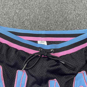 Pantalones cortos para correr de verano para hombre, pantalones cortos deportivos informales para correr, patrón de ondas, Color sólido, cordón suelto, seco, pantalones cortos deportivos para gimnasio - Product Image 2