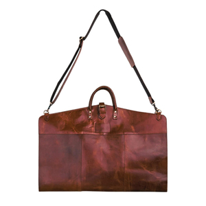 Sac de transport pour costume en cuir avec fermeture éclair, léger, unisexe, housse de voyage pour activités de plein air - Product Image 1