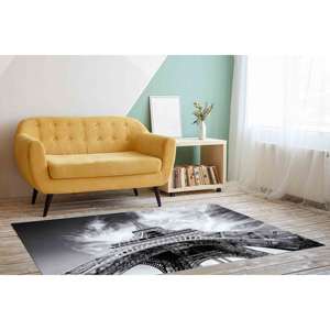 Tapis Tour Eiffel : Tapis d'entrée antidérapant, Décoration Parisienne, Tapis doux non tissé - Product Image 3