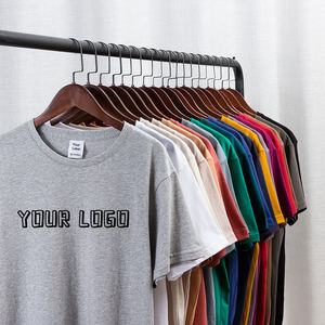 เสื้อยืดแฟชั่นสำหรับผู้ชายเสื้อยืดผ้าฝ้ายแนวสตรีทสำหรับ100% ออกแบบโลโก้ได้ตามต้องการ - Product Image 1