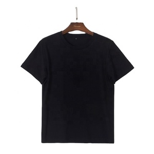 Peso pesado 230G 100% algodón Camiseta de manga corta con cuello redondo de alta calidad para hombres - Product Image 4