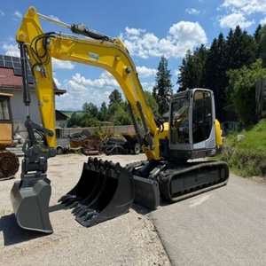 Mini-excavatrice sur chenilles Wacker Neuson, machine d'excavation hydraulique pour la construction, l'agriculture et l'aménagement paysager, à vendre - Product Image 1