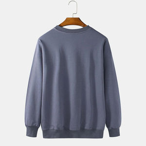 Sweat-shirt sérigraphié en éponge française lourd pour hommes, pull-over surdimensionné respirant et vierge OEM de marque privée pour l'hiver - Product Image 3