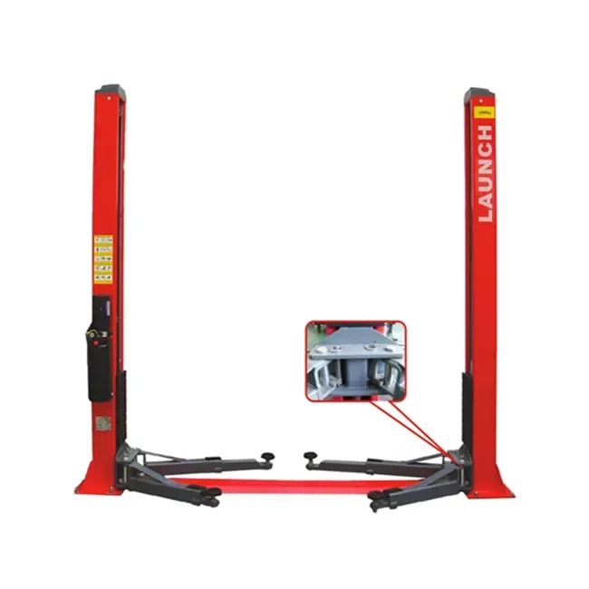 Starten Sie Original Two Post Car Lift Tlt240sb 4 Tonnen Bodenplatte Hydraulic Car Lift