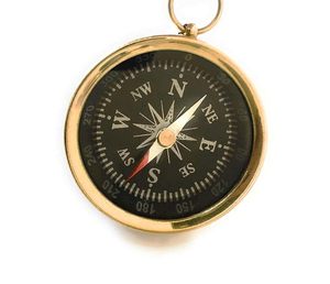 Chaîne de boussole en laiton massif, boussole de poche de 2 pouces, article de navigation pour homme, femme, couple, cadeau et randonnée et directionnelle - Product Image 2