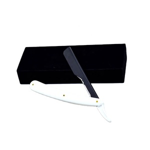 Professional Straight Edge Stainless Steel Barber Razors High Quality Shaving Blades for <b>Men</b> Face Shaving with Custom Logo Color - Product Image 4