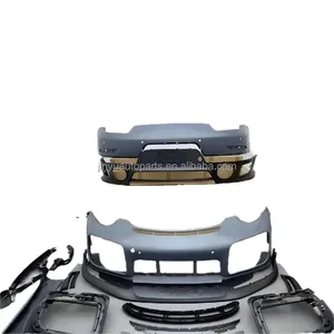 Pour Porsche Cayenne 2011-17, mise à niveau du modèle ancien : 24 pare-chocs avant et arrière, capot, ailes, échappement, aileron arrière, kits carrosserie pour voitures - Product Image 2