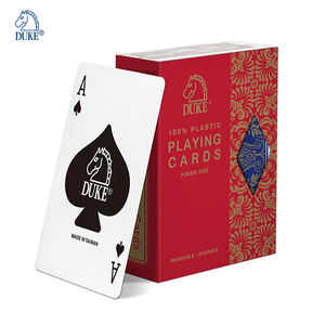 Cartes de poker à jouer en plastique durable Duke Classic - Product Image 1