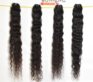 Vente en gros 100% cheveux naturels vietnamiens femmes non transformés vierge cuticule aligné traité aucun paquet Extensions de cheveux humains - Product Image 2