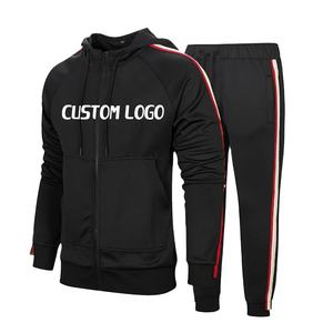 ชุดวอร์มสำหรับผู้ชายทรงสลิมฟิตผ้าโพลีเอสเตอร์เนื้อนุ่มยืดได้ชุดออกกำลังกายและวิ่งออกกำลังกายผ้าไนลอนจาก viky Industries - Product Image 2