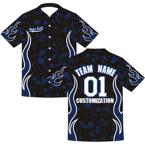 Percha Impex Fabricación Venta caliente Sublimación Malla Imprimir Transpirable Unisex Jersey de béisbol de gran tamaño - Product Image 4