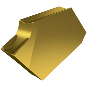 Plaquette de tournage indexable ISO LFUX 030800TLT8330, revêtement PVD Or, profondeur 4,9 mm, paquet de 10 pour la coupe des métaux - Product Image 2