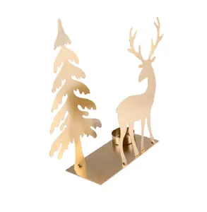 Şenlikli varış Nordic lüks moda hayvan süs geyik aile el sanatları ev dekorasyon yılbaşı dekoru rekabetçi fiyata