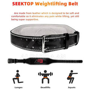 Cinturones de Fitness de Alta Calidad, Cinturones de Fitness de Tamaño Personalizado, Cinturones de Fitness con Correas Ajustables para Adultos - Product Image 3