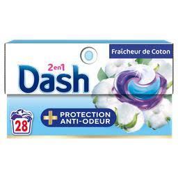 Capsules de lessive jetables écologiques Dash Power, haute teneur en actifs, protection des couleurs, 19 lavages, capsules de poudre pour - Product Image 6