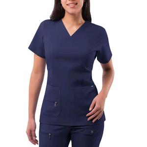 Medical Scrubs Uniforms Women Scrub Nurse Uniform Top for Hospital OEM Service scrub nurse - Product Image 4