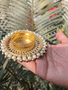 Candelabros artesanales, portavelas Diyas para Diwali Mehndi Haldi y decoración de boda, regalos de Festival, accesorios para el hogar, regalo - Product Image 2