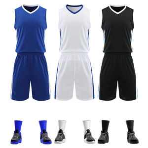 Vêtements de sport par sublimation Dernier uniforme de basket-ball Conception de vêtements de gros Vente en gros Uniforme de basket-ball personnalisé pas cher Pour unisexe - Product Image 5