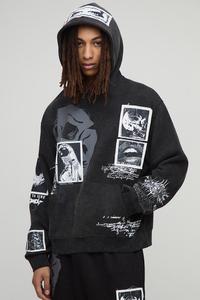 Sudaderas con capucha ecológicas para hombre con ajuste regular, ropa de calle Unisex para hombre, 80% Algodón, 20% poliéster, peso pesado de gran tamaño - Product Image 2