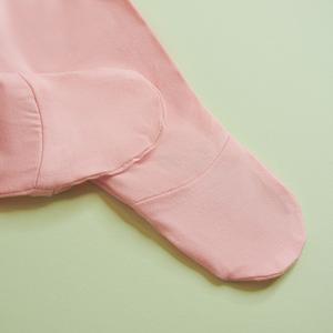 Manufacturer Direct Baby Footie Sleepsuit - 0-9 Month Soft Knit Fabric - Custom Pocket Detail <b>Onesie</b> OEM/ODM - Product Image 4