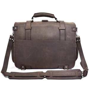 Premium Quality Custom Size Genuine <b>Leather</b> <b>Laptop</b> Messenger <b>Bag</b> for Daily Life Use College & Office Unisex - Product Image 4